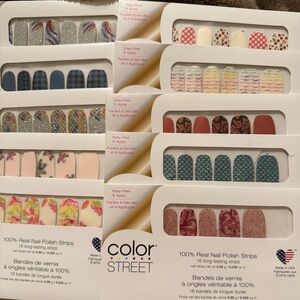 Bundle of 10: Color Street Nail Strips